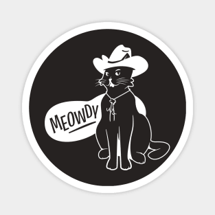 Meowdy Pawdner Magnet